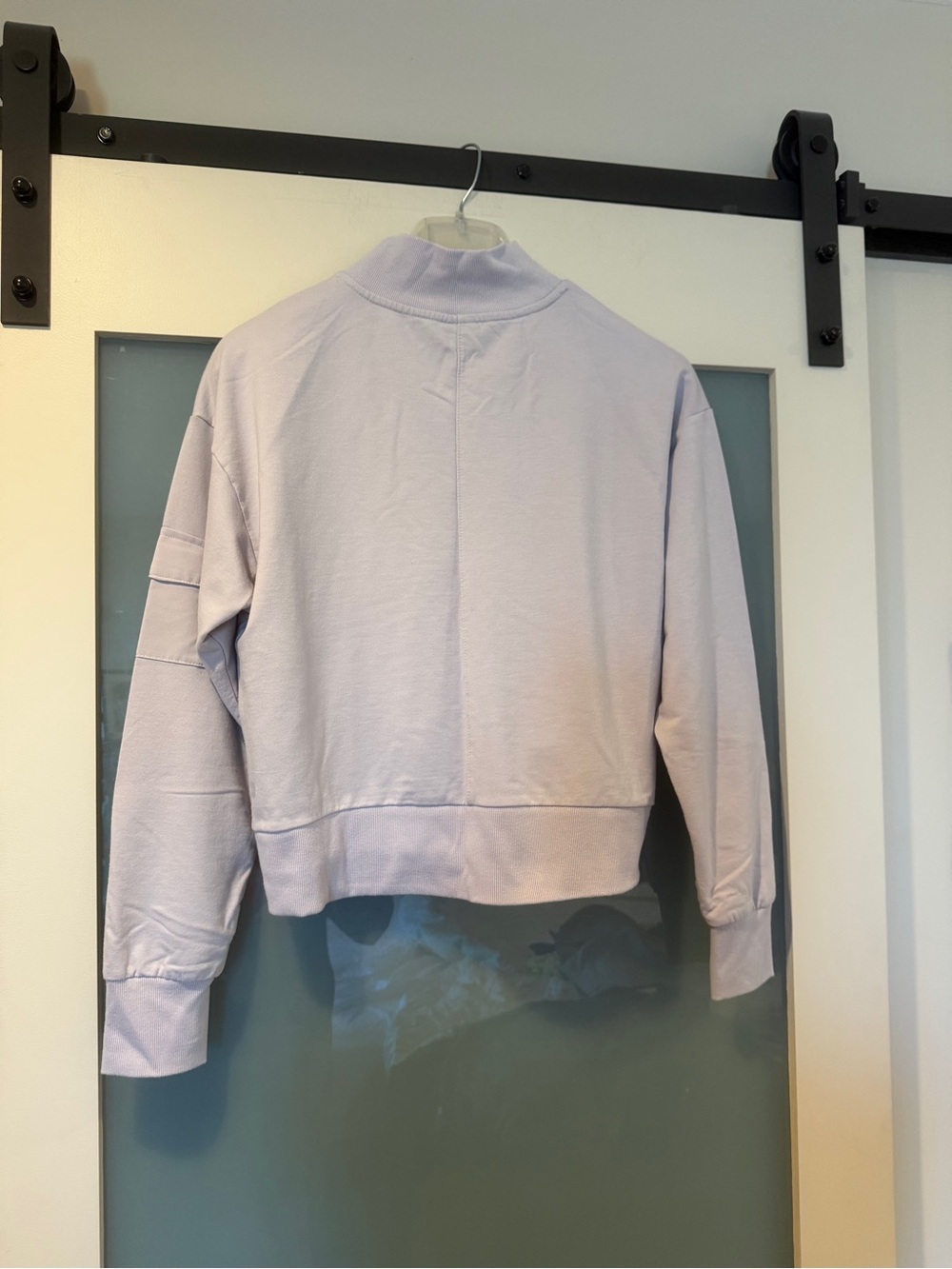 all in motion Lavender Mock Neck Utility Pullover Jacket - Picture 2 of 6